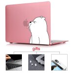 Coque pour macbook pro air retina avec touch bar, dessin anim� mignon, ours, housse pour ordinateur portable ...
