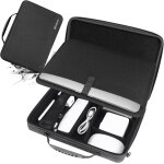 Coque rigide 13, 3 pouces pour macbook air 13, 6 pouces 2022 / macbook pro 13, 3 - 14 pouces 2021, sacoche ...