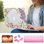 Coque rigide � imprim� floral pour ordinateur portable 16 pouces - for 2020 air 13 m1 a2337
