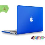 Coque rigide pour macbook lisse doux au toucher mat givr + chiffon de nettoyage en microfibre macbook ...