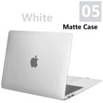 Coque rigide pour ordinateur portable apple macbook air pro retina, nouvelle barre tactile, 11, 12, 13, ...