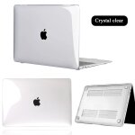 Coque rigide transparente pour ordinateur portable, compatible avec apple macbook m1 chip air pro retina13 ...