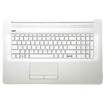 Coque suprieure et infrieure argent pour ordinateur portable hp pavilion 17 - by 17 - ca 17 - cr 17q ...
