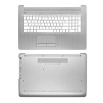 Coque suprieure et infrieure argent pour ordinateur portable hp pavilion 17 - by 17 - ca 17 - cr 17q ...