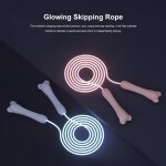 Corde à sauter lumineuse pour enfants, câble optique lumineux de 2. 8m de long, lumière led, accessoire ... Corde à sauter lumineuse pour enfants, câble optique lumineux de 2. 8m de long, lumière led, accessoire ...