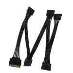 Cordon d'alimentation adaptateur sata 15 broches, cordon d'alimentation, c�ble s�parateur 1 � 5 sata ...