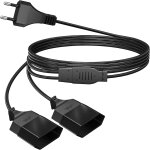 Cordon d'alimentation d'extension, 2m cordon d'alimentation euro plug extension, 2 en 1 type - c câble ... Cordon d'alimentation d'extension, 2m cordon d'alimentation euro plug extension, 2 en 1 type - c câble ...