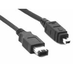 Cordon audio video num�rique i. link / firewire (4 broches et 6 broches) haut de gamme pour sony camcorder ...