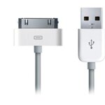 Cordon chargeur - cable usb 2. 0 apple blanc iphone 3g / 3gs 4 / 4s