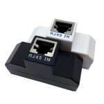 Cordon ethernet lan 1  4 voies, pratique et universel, adaptateur de cble rseau rj45  rj11, sparateur ...