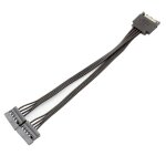 Cordon d'extension de sparateur d'alimentation sata pour pc, transmission  grande vitesse, 15 broches ...