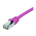 Cordon patch rj45 f / utp cat 6 lsoh snagless rose - 20 m