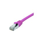 Cordon patch rj45 f / utp cat 6a lsoh snagless rose - 7, 5 m