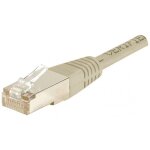 Cordon patch rj45 ftp cat6 gris - 0, 50m