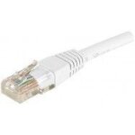 Cordon patch rj45 utp cat 6 blanc - 7 m