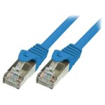 Cordon de raccordement fibre optique om4 f - utp cat. 5e 0. 25m - bleu Cordon de raccordement fibre optique om4 f - utp cat. 5e 0. 25m - bleu