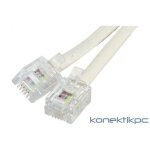 Cordon rj12 6 conducteurs - 15. 00m
