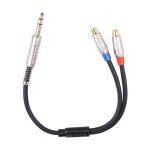 Cordon sparateur de convertisseur de 0. 3m, jack trs mle  double rca femelle, cble audio, adaptateur ...
