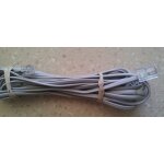 Cordon t�l�phonique rj11 vers rj45 blanc - 5. 00m