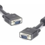 Cordon vga hd15 m m 2 ferrites 5m
