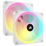 Corsair icue link qx140 rgb boitier pc ventilateur 14 cm blanc 2 pi�ces