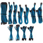 Corsair premium individually sleeved pro kit (type 4, generation 4) - cblage d'alimentation - noir, ...