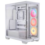 Corsair midi tower 3500x lxr link tg blanc