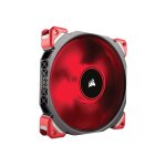 Corsair ml series ml140 pro led premium magnetic levitation - ventilateur châssis - 140 mm - rouge Corsair ml series ml140 pro led premium magnetic levitation - ventilateur châssis - 140 mm - rouge