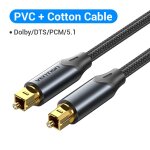 Cotton cable new 2m vention - c�ble audio optique num�rique, liaison de charni�re �ventuelles dif, c�ble ...