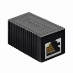 Coupleur de c�ble r�seau rj45 � double t�te, pratique, r�sistant aux chocs, pour ordinateur