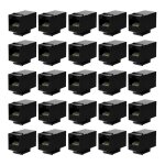 Coupleur en ligne rj45 femelle  femelle, 25 pices, prises keystone cat6