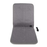 Coussin chauffant pour siege de bureau 43 x 90 cm avec cable usb, chauffage rapide, electrique, reglable, ...