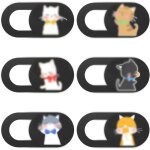 Couvercle de camra d'ordinateur 6 pcs webcam cover coulissant couverture de camra frontale webcam couverture ...