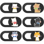 Couvercle de camra d'ordinateur 6 pcs webcam cover coulissant couverture de camra frontale webcam couverture ...