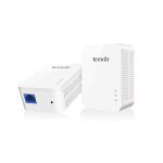 Cpl kit 1000mbps - tenda ph3, adapteur powerline prise courant porteur homeplug av2, ports gigabit, plug&play, ...