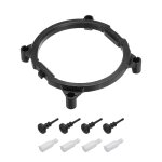 Cpu refroidisement console radiateur console refroidisement montage feuille plaque noir avec 8 vis pour ...