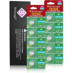 Cr1620 piles bouton batterie cr 1620 3v lithium batteries 10 piles 5 ans garantie