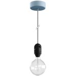 Creative cables - eiva suspension d'abat - jour pour l'ext�rieur avec c�ble textile de 1, 5 m, ros�ce ...