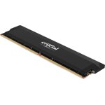 Crucial pro oc memoria ram ddr5 16gb 6400mhz cl38 modulo singolo nero con dissipatore