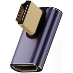 Cy adaptateur convertisseur hdmi 2. 1, hdmi mle vers femelle coud a gauche a 90 degrs