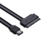 Cy - double alimentation - de 50 cm - 12 v et 5 v - esatap - puissance esata - usb 2. 0 - combo a câble ... Cy - double alimentation - de 50 cm - 12 v et 5 v - esatap - puissance esata - usb 2. 0 - combo a câble ...
