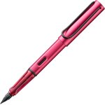D09 stylo - plume lger en aluminium avec poigne ergonomique et plume en acier poli, largeur de trait ...