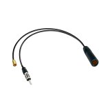 Dab adaptateur splitter autoradio antenne cble din smb fiche a iso prise cble rg174 40 cm 15, 75 pouces ...