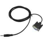 Db9 cble vga femelle a 9 broches, cble db 9 femelle vers trs de 3, 5 mm (1 / 8 po) stro mle - 6 ...