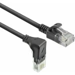 Dc3903 - cble rseau cat6a coud  90 vers le bas - u / utp lszh - cble lan fin de 3, 6 mm - cble ...