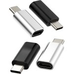 Dda - lot de 4 adaptateurs lightning vers usb c mle - cble de charge - compatible avec samsung huawei ...