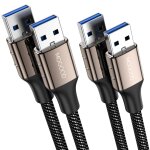 Dda - cble usb 3. 0 1m + 1m, usb a mle vers a mle cble, usb 3. 0 super speed cble de donnes pour ...