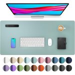 Dda - sous - main en cuir, tapis de souris, tapis de bureau en cuir pu antidrapant, sous - main pour ...