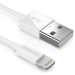 Deleycon 0, 5 mètres câble lightning de charge câble usb blanc Deleycon 0, 5 mètres câble lightning de charge câble usb blanc