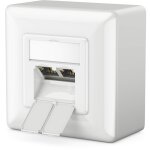 Deleycon 1x cat6 universel prise réseau - 2x port rj45 - blindé - surface ou affleurant - 1 gigabit ethernet ... Deleycon 1x cat6 universel prise réseau - 2x port rj45 - blindé - surface ou affleurant - 1 gigabit ethernet ...